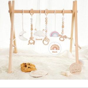 Little Dove Wooden Baby Play Gym